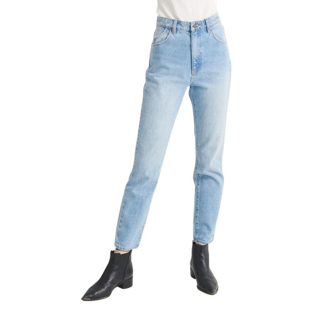 Rollas Jeans Womens Size 26 Blue Dusters High Rise Slim Cotton Denim Light Wash